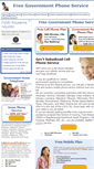 Mobile Screenshot of myfreegovernmentphones.com