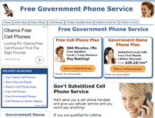 Tablet Screenshot of myfreegovernmentphones.com